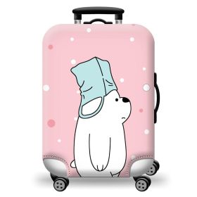Color: Pink, Size: S - Thickened Suitcase Dust Cover Luggage Protective Jacket