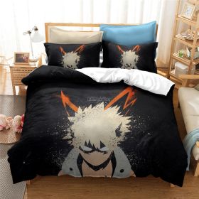 style: C, Bedding Size: 173X218CM - Hero Academy Four-Piece Bedding Set