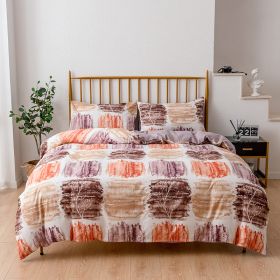 Color: Ink color, Size: EUAUKing220X240 - Three-piece Ink Graffiti Set For Home Textiles And Bedding