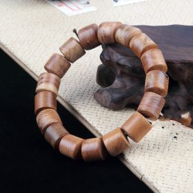 Color: Brown, Size: 16mm - Personalized Fashion Environmentally Friendly Log Bead