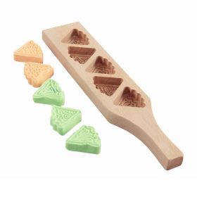 style: H - Moon Cake Mold Wooden Pastry Mold Baking Tool For Making Mung Bean Cake Ice Skin Fondant Cake Mold Chocolate Mold Cake Decors