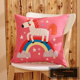 Color: Horse, Size: 40x40cm - Cartoon sofa pillowcase