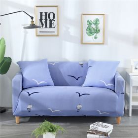 Color: E, Size: 2pc Pillowcase - Sofa Cover Cute Cats Pattern Sectional Couch Cover All-inclusive Couch Cover Furniture Protector