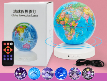 style: D, power: 5V - Globe Starry Sky Light Led Starry Sky Projection Lamp