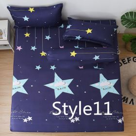 style: 11 Style, Size: 153x195x25cm - Single Bed Linens Mattress Pad Sets Bed Sheet Single Mattress Cover