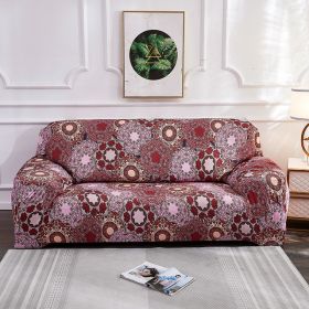 Color: SFC202003 6, Size: 195 230cm - Bohemian style stretch all-inclusive sofa cover