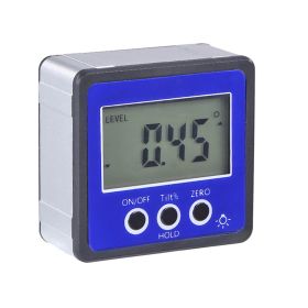 Color: Blue - Digital inclinometer angle measuring tool