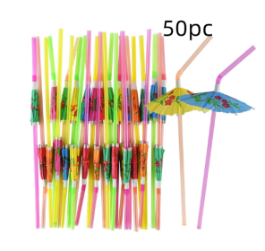 Color: 4style - Mix Color Tropical Umbrella Flamingo Pineapple