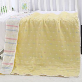 Dimensions:  - Cotton Six-layer Gauze Towel Quilt Gauze Bath Towel Baby Blanket Hug Quilt