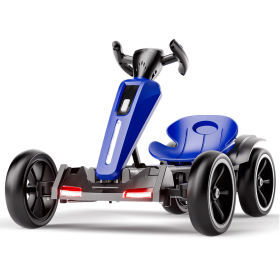 12V electric Kids Pedal Go Kart, Folder Go Kart, Outdoor Ride on Toy with Adjustable Seat