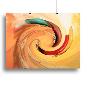 Spiral Canvas Print or Poster (Type: Poster Print, size: Small (12" x 8"))